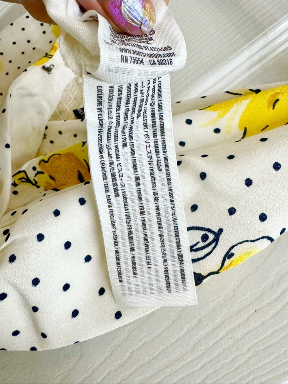 Abercrombie & Fitch White and Yellow Floral Slip Maxi Dress